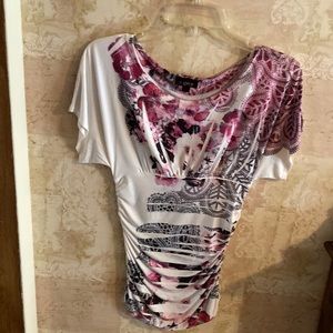 A. Byer, Multicolored short sleeved shirt.